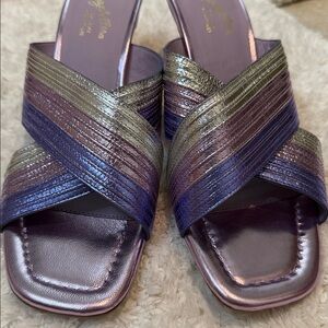 New purple and silver Seychelles heels